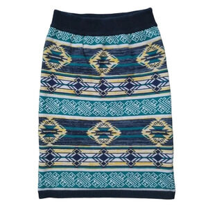 Allover Me Pencil To-The-Knee  Knit Skirt, S